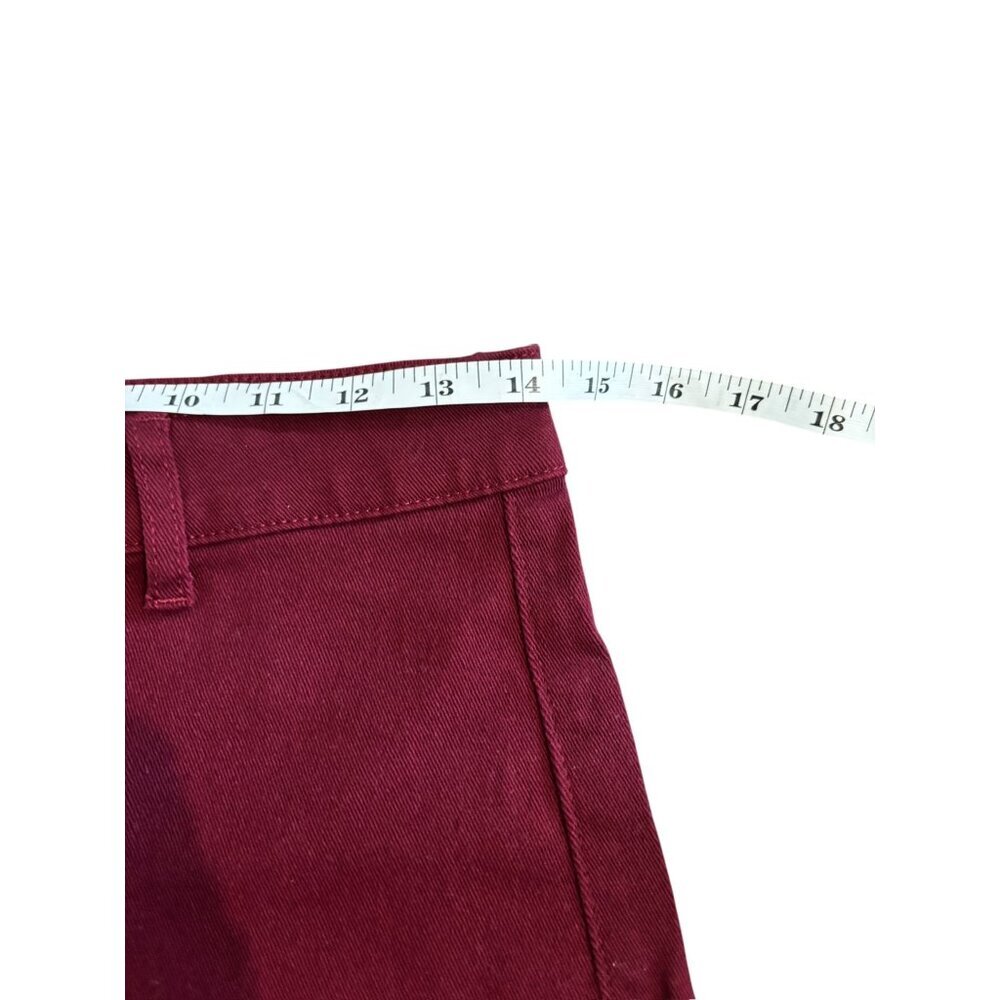 Anniewear Women's Long Burgundy Wide Bottom Pants - Picture 4 of 6